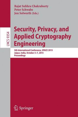 Buch Security, Privacy, and Applied Cryptography Engineering Rajat Subhra Chakraborty