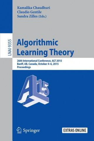 Buch Algorithmic Learning Theory Kamalika Chaudhuri