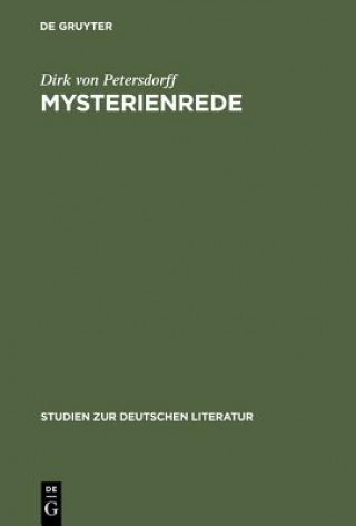 Könyv Mysterienrede Dirk von Petersdorff