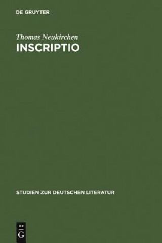 Buch Inscriptio Thomas Neukirchen