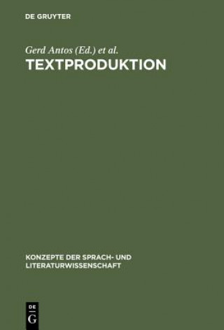 Kniha Textproduktion Gerd Antos