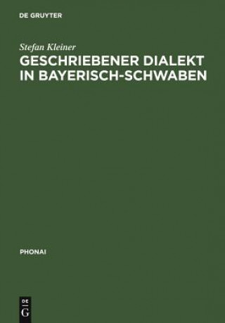 Kniha Geschriebener Dialekt in Bayerisch-Schwaben Stefan Kleiner