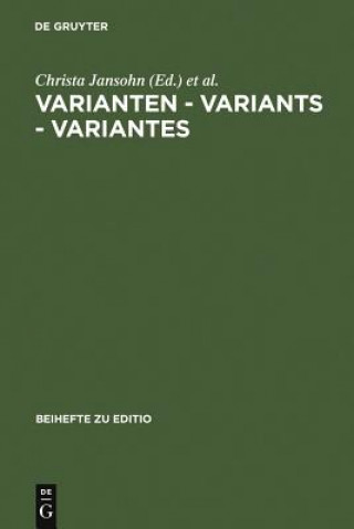 Knjiga Varianten - Variants - Variantes Christa Jansohn