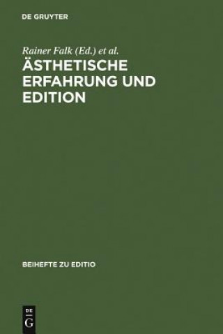 Книга AEsthetische Erfahrung und Edition Rainer Falk