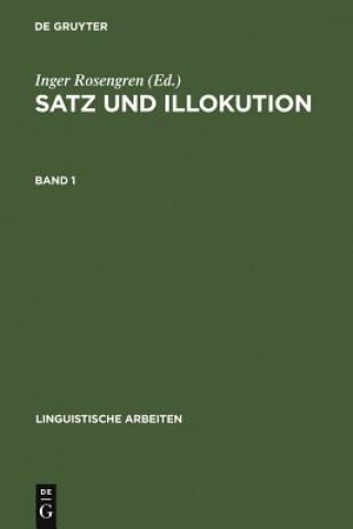 Book Satz und Illokution Inger Rosengren