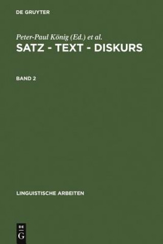 Könyv Satz - Text - Diskurs. Band 2 Peter-Paul König