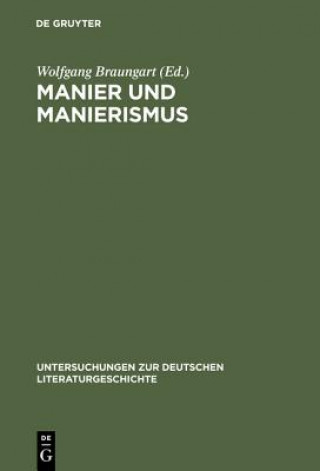 Buch Manier und Manierismus Wolfgang Braungart
