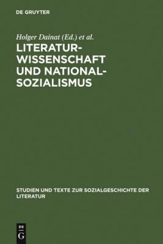 Buch Literaturwissenschaft und Nationalsozialismus Holger Dainat