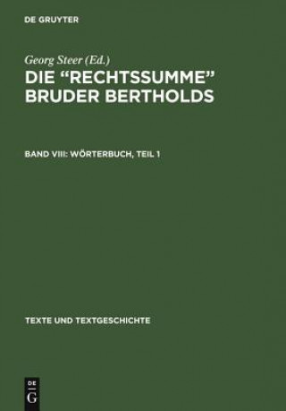 Book Woerterbuch Georg Steer