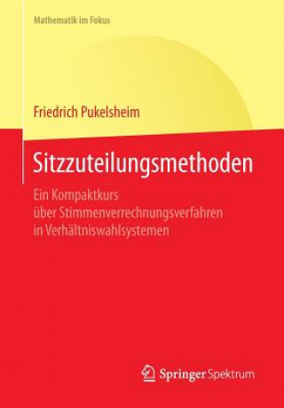 Könyv Sitzzuteilungsmethoden Friedrich Pukelsheim