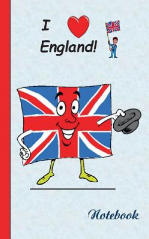 Buch I Love England - Notebook / Notizbuch Theo Von Taane