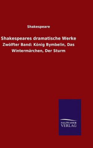 Carte Shakespeares dramatische Werke Shakespeare