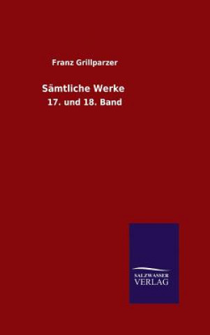 Книга Samtliche Werke Franz Grillparzer