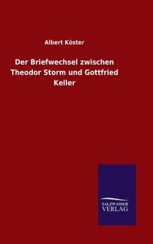 Kniha Der Briefwechsel zwischen Theodor Storm und Gottfried Keller Albert Koster