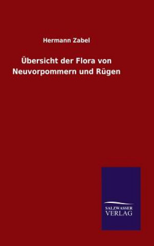 Carte UEbersicht der Flora von Neuvorpommern und Rugen Hermann Zabel