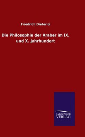 Carte Philosophie der Araber im IX. und X. Jahrhundert Friedrich Dieterici