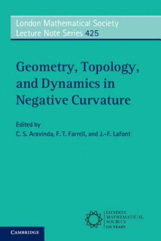 Kniha Geometry, Topology, and Dynamics in Negative Curvature C. S. Aravinda