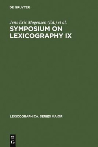 Könyv Symposium on Lexicography IX Jens Eric Mogensen