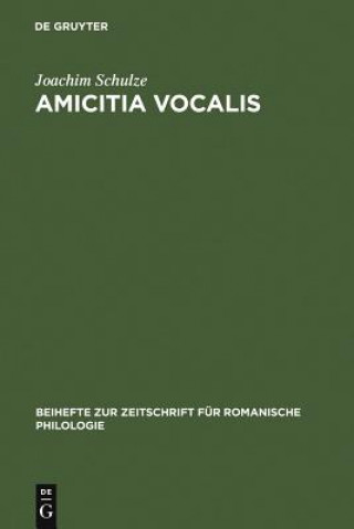 Knjiga Amicitia vocalis Joachim Schulze