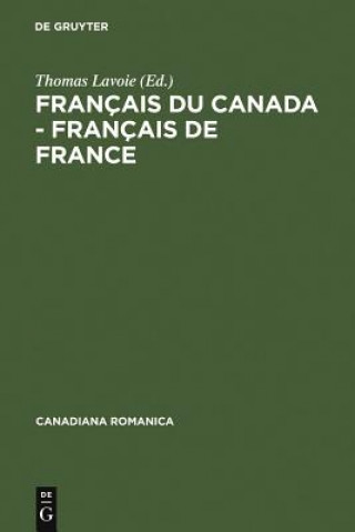 Carte Francais du Canada - Francais de France Thomas Lavoie
