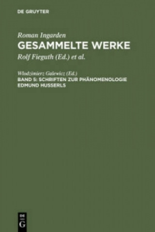 Carte Schriften zur Phanomenologie Edmund Husserls Wlodzimierz Galewicz