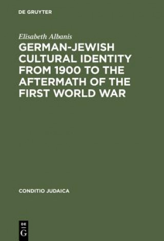 Book German-Jewish Cultural Identity from 1900 to the Aftermath of the First World War Elisabeth Albanis