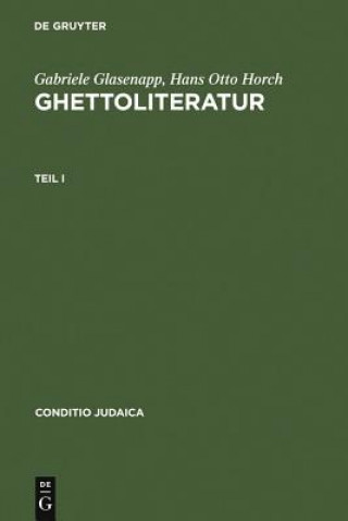Carte Ghettoliteratur Gabriele von Glasenapp