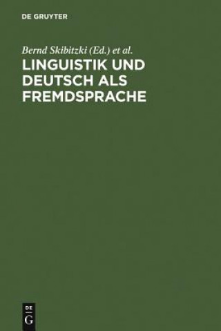 Kniha Linguistik und Deutsch als Fremdsprache Bernd Skibitzki