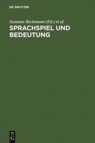 Βιβλίο Sprachspiel und Bedeutung Susanne Beckmann