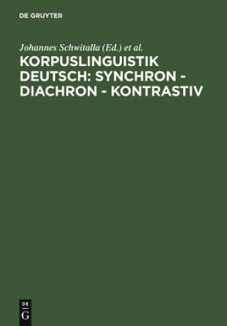 Kniha Korpuslinguistik deutsch Johannes Schwitalla