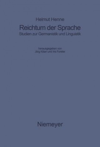 Книга Reichtum der Sprache Helmut Henne