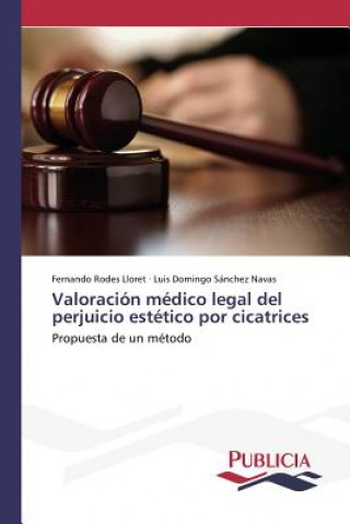 Kniha Valoracion medico legal del perjuicio estetico por cicatrices Rodes Lloret Fernando