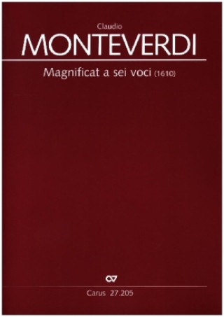 Materiale tipărite Magnificat a sei voci, Partitur Claudio Monteverdi
