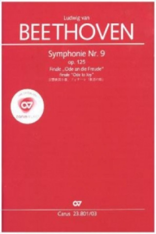 Carte Symphonie Nr. 9. Finale (Klavierauszug zu allen gängigen Ausgaben) Ludwig van Beethoven