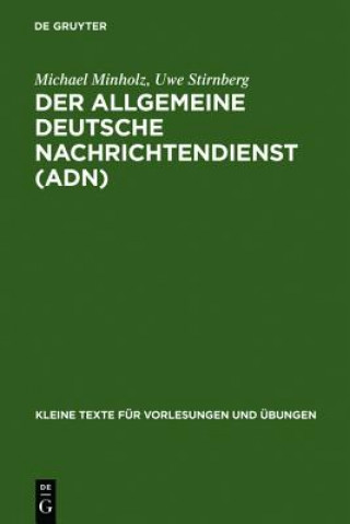 Book Allgemeine Deutsche Nachrichtendienst (ADN) Michael Minholz