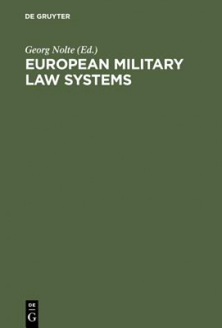 Książka European Military Law Systems Georg Nolte