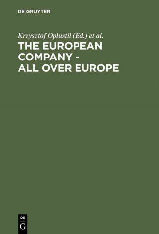 Kniha European Company - all over Europe Krzysztof Oplustil