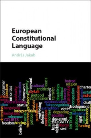 Book European Constitutional Language András Jakab