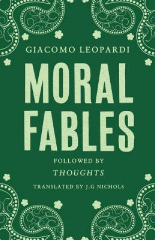 Livre Moral Fables Giacomo Leopardi