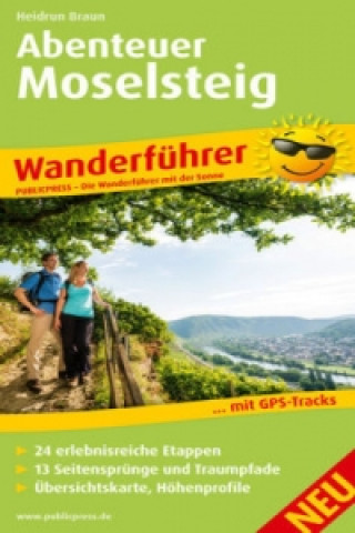 Knjiga PublicPress Wanderführer Abenteuer Moselsteig Heidrun Braun