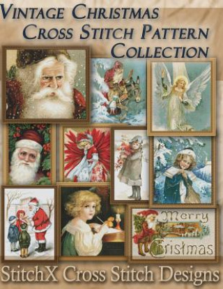 Book Vintage Christmas Cross Stitch Pattern Collection Tracy Warrington
