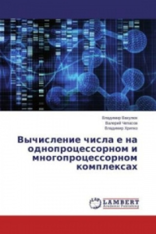 Könyv Vychislenie chisla e na odnoprocessornom i mnogoprocessornom komplexah Vladimir Vakuljuk