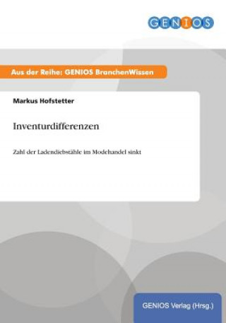 Książka Inventurdifferenzen Markus Hofstetter