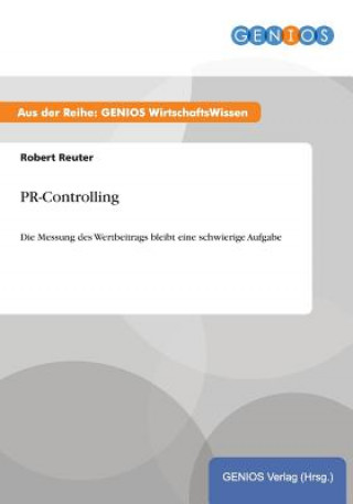 Könyv PR-Controlling Robert Reuter