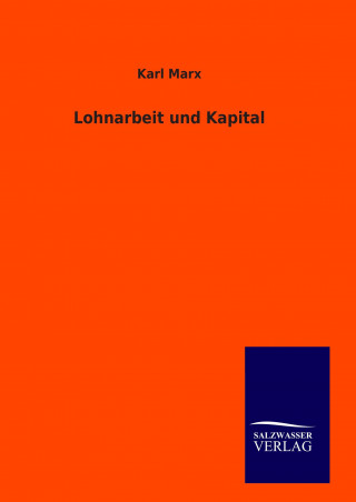 Kniha Lohnarbeit und Kapital Karl Marx