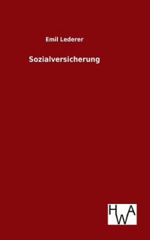 Book Sozialversicherung Emil Lederer