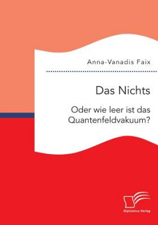 Kniha Das Nichts Anna-Vanadis Faix