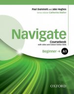 Carte Navigate Beginner A1 Students Book+DVD-Rom+OOSP Pack Paul Dummett