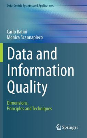 Knjiga Data and Information Quality Carlo Batini