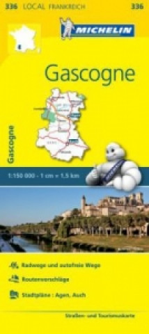 Materiale tipărite Michelin Karte Gascogne Michelin